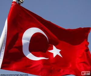 Puzzle Σημαία της Τουρκίας